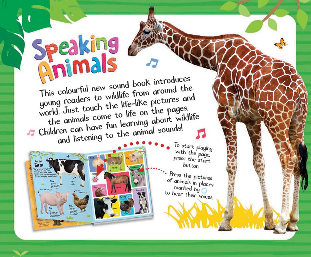 Speaking Animals (Sound book) - Banana Bear Books and Illustration